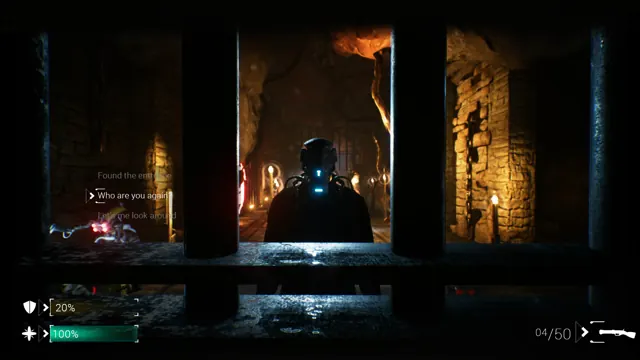 A dark temple illuminated by fire